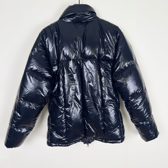 Dunhill Goose Feather Down Puffer Jacket Winter Coat Glossy Puff Waterproof Warm - Picture 13 of 16